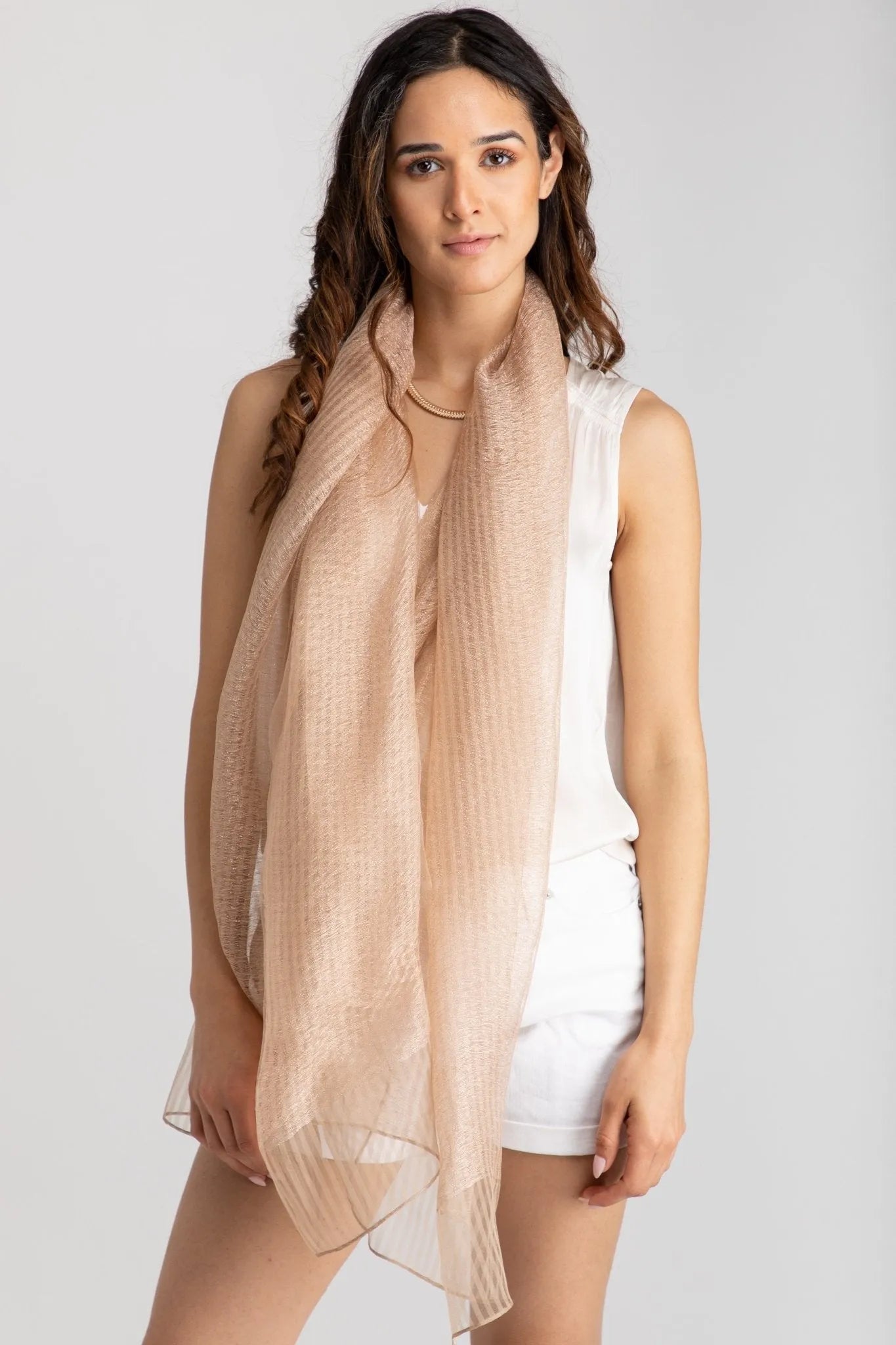 Lightweight Sheer Social Wrap Scarf for Women - Elegant Fashion Accessory for Parties, Weddings & Evening Events