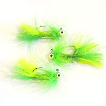 Wahoo Grub Fry Jig 1/32 oz with #4 Hook - Perfect for Saltwater Fishing, Bass, and Trout Lures | Ideal for Deep Sea, Pier, and Freshwater Angling
