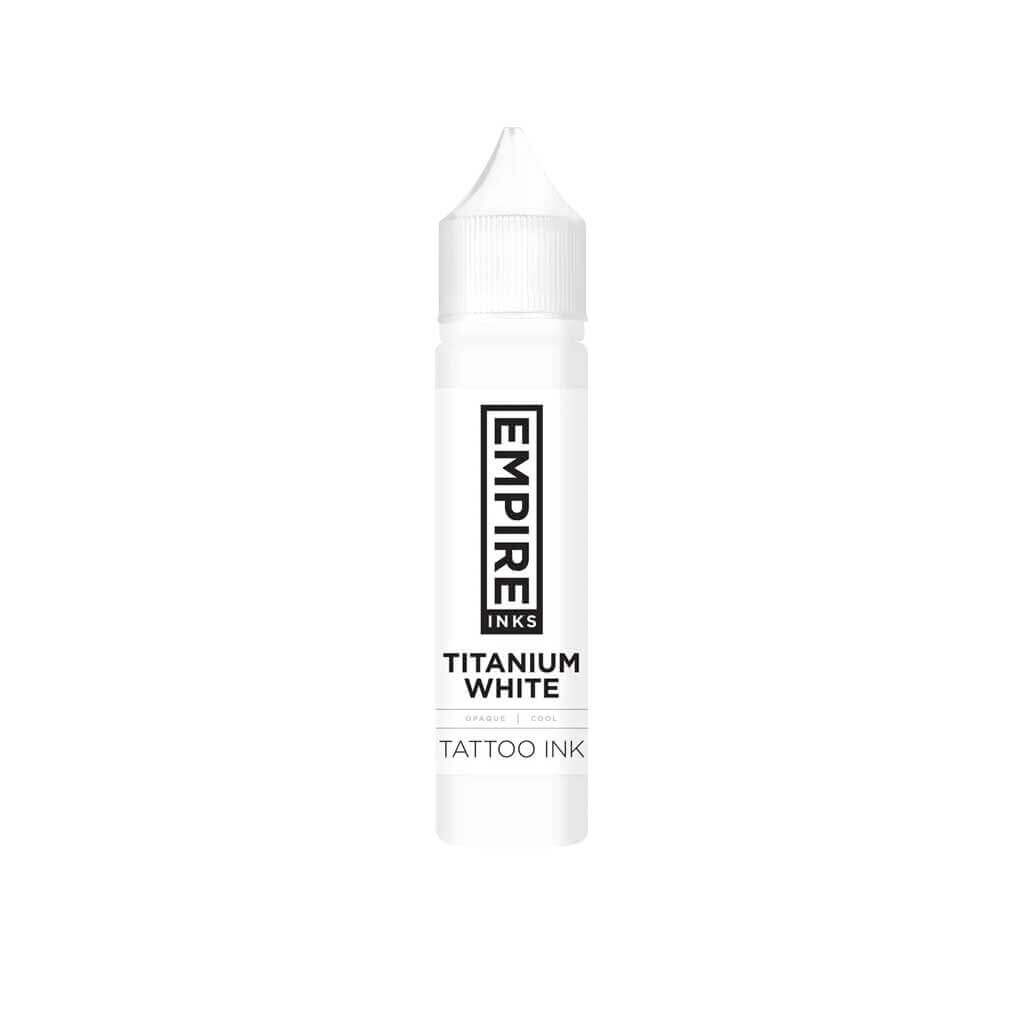 Premium Titanium White Empire Inks - Professional Waterproof Calligraphy & Tattoo Ink Set for Artists - Perfect for Tattooing, Hand Lettering, and Art Projects