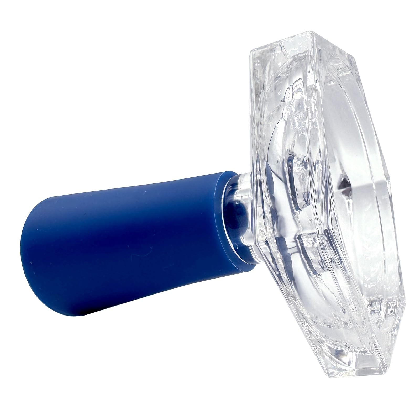Premium Hexagonal Glass Phunnel Shisha Bowl - High-Temperature Resistant Hookah Bowl Compatible with Heat Management Systems - Durable Replacement Bowl for Enhanced Smoking Experience (Blue) - Perfect for Home Relaxation & Social Gatherings