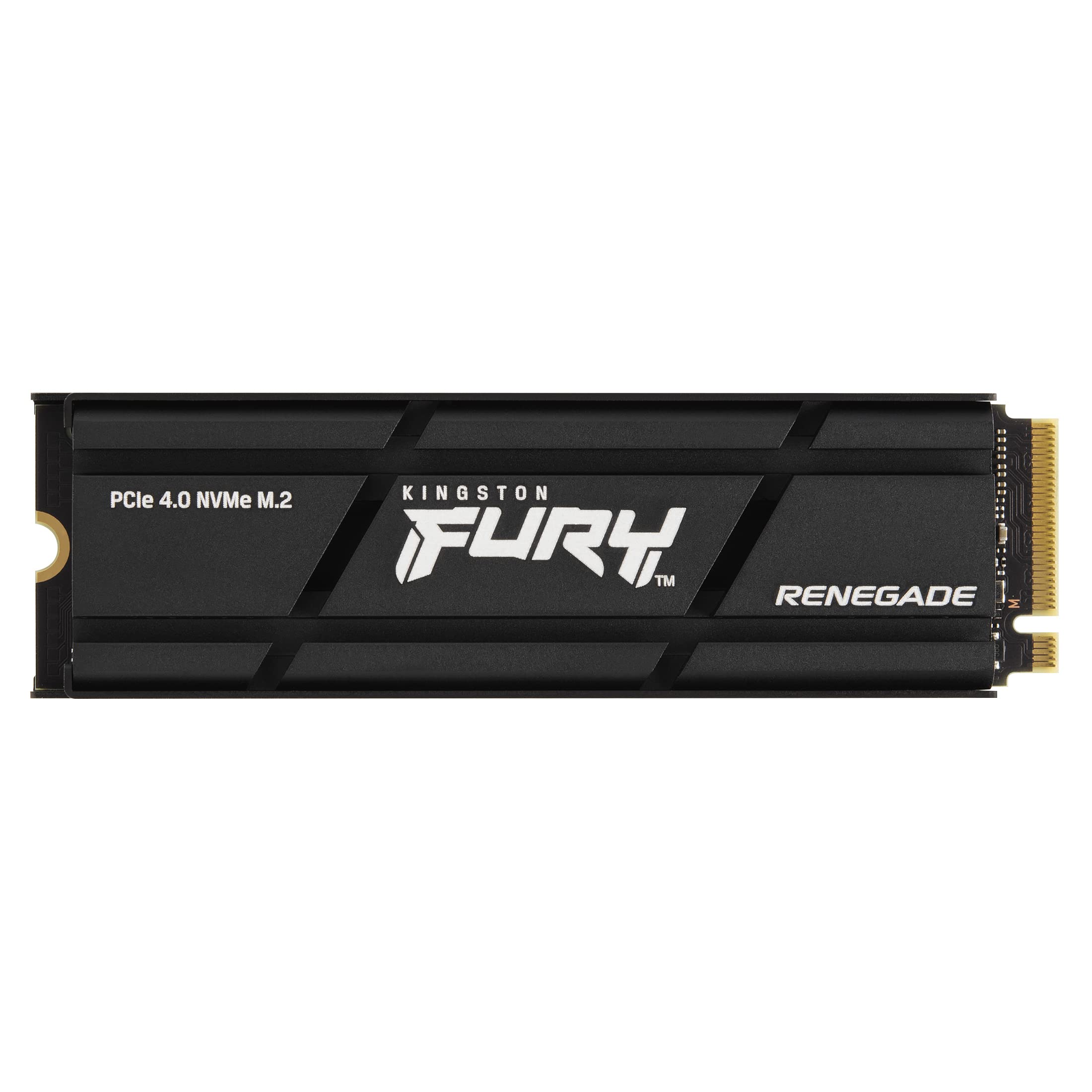 Kingston Fury Renegade 1TB PCIe 4.0 NVMe M.2 SSD with Heatsink - 7300MB/s Read Speed | Compatible with PS5 & Gaming PCs | High-Performance Internal Storage for Fast Game Loading & 4K Video Editing