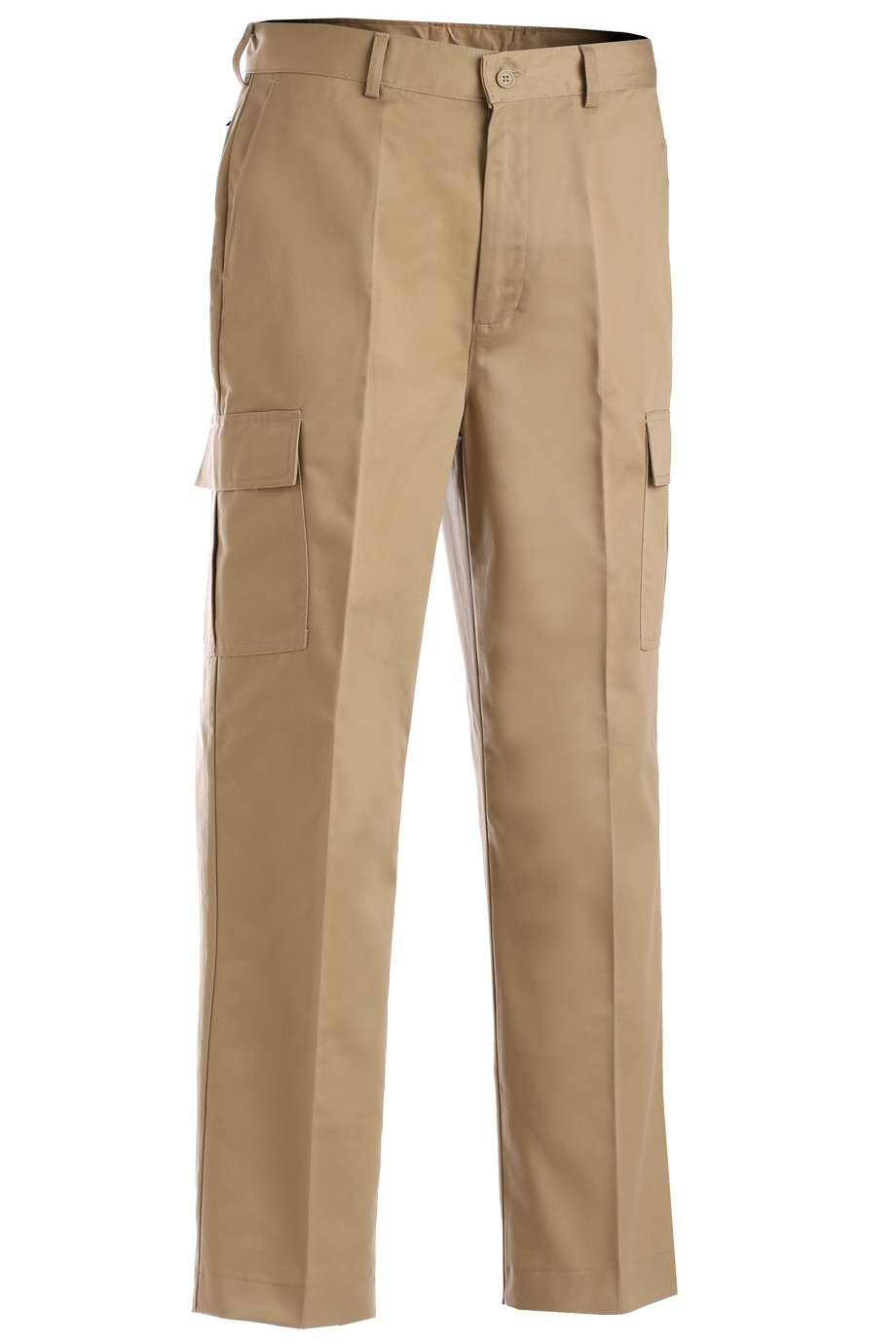 Edwards Men's Big and Tall Chino Pants with Button Closure - Comfortable Stretch Dress Pants for Work, Office & Casual Wear