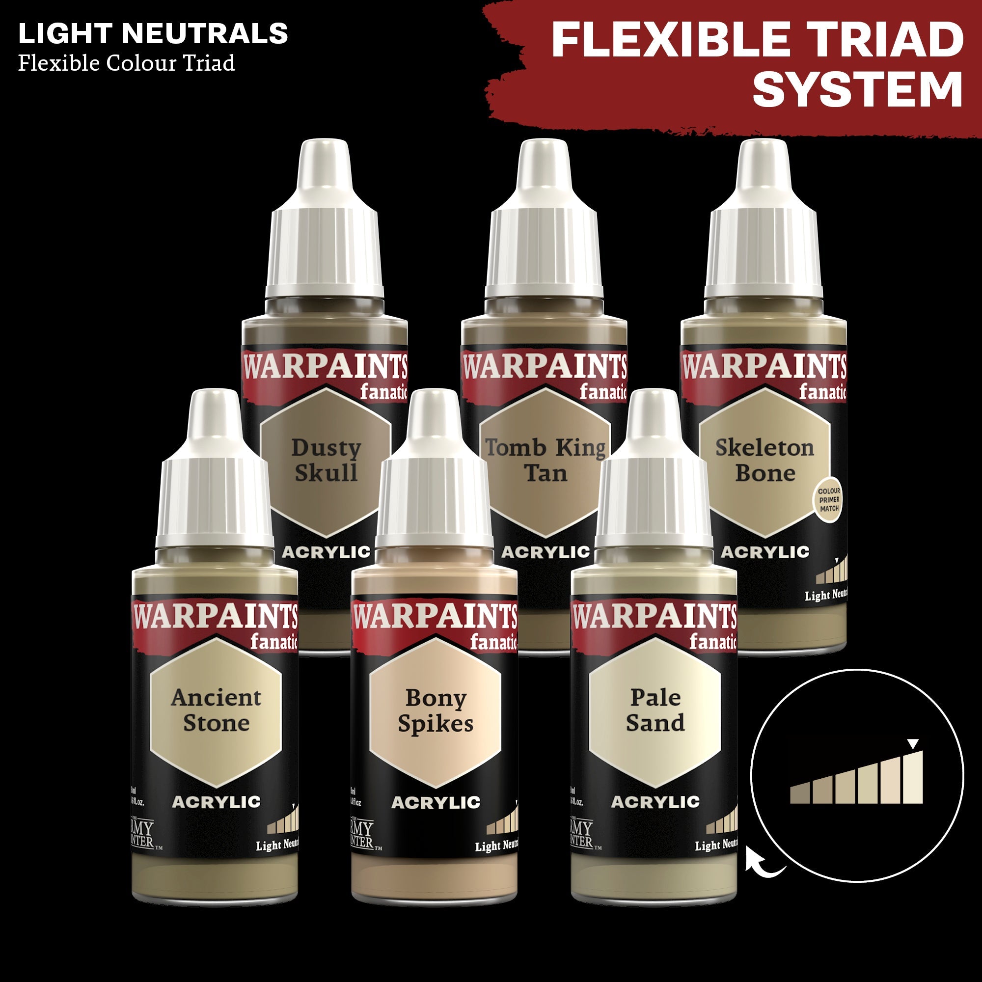 Warpaints Fanatic: Pale Sand - High-Quality Miniature Paint for Warhammer & Tabletop Gaming - Perfect for Fantasy & Sci-Fi Models