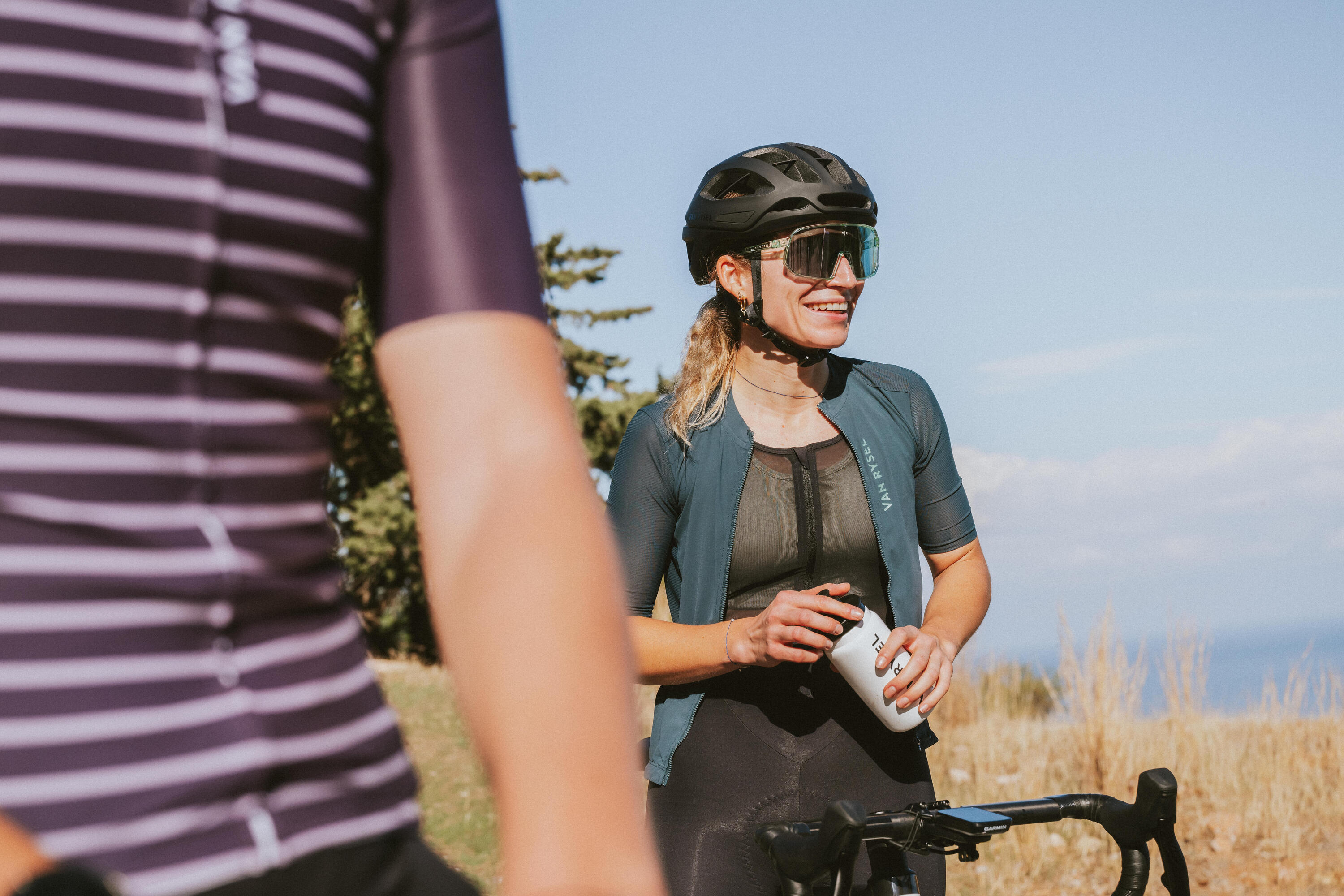 Van Rysel Women's Quick Zip Sport Cycling Bib Shorts - Breathable & Comfortable for Road Biking & Indoor Training
