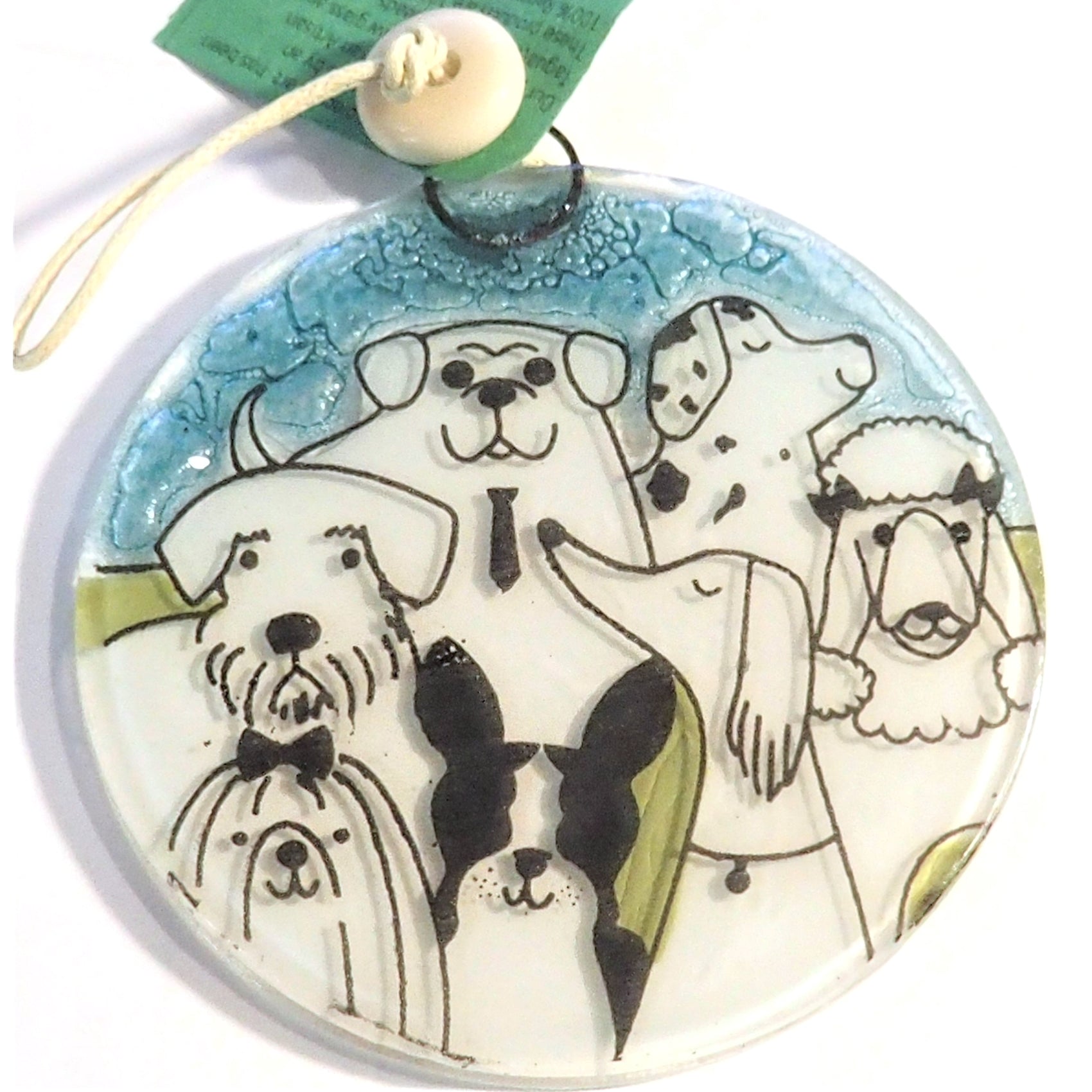 Pack of Dogs Suncatcher - Colorful Window Decor for Pet Lovers - Perfect for Home, Office, and Gift Giving