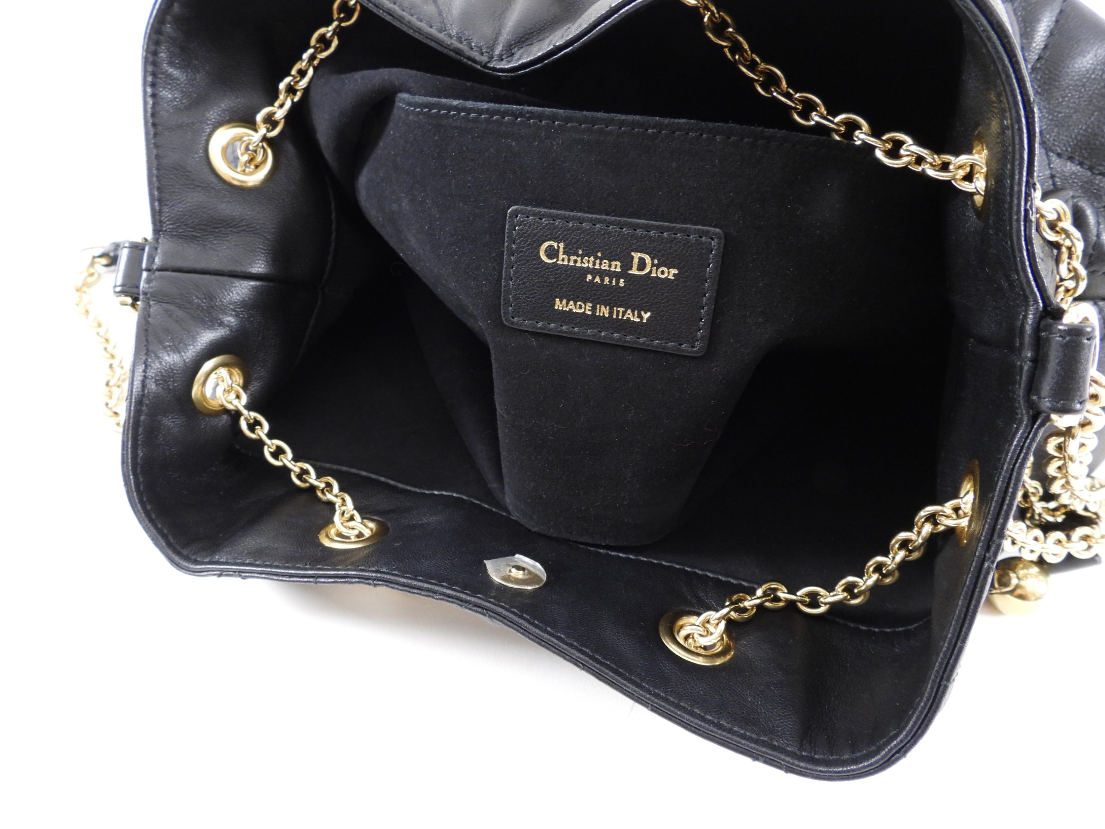 Christian Dior Large Ammi Suple Macrocannage Drawstring Bag - Luxury Designer Tote for Women | Perfect for Work, Travel & Evening Events