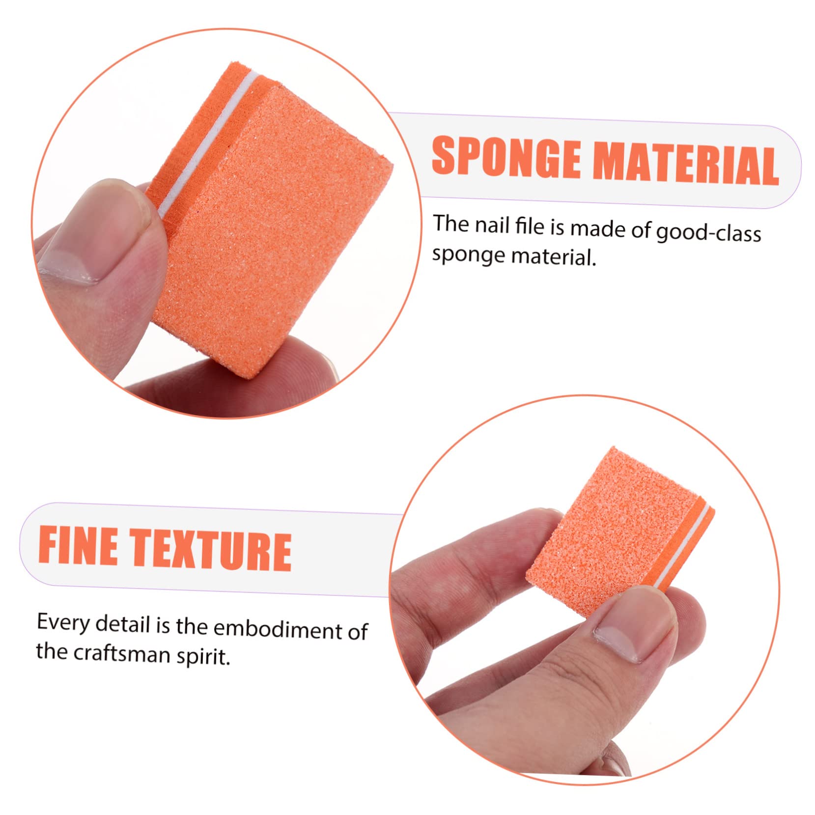Beavorty 50pcs Small Nail Shaping Files & Sponge Buffers - Professional Nail Art Tools for Salon & Home Manicure, Nail Care Polishing & Grinding Kit - Perfect for DIY Nail Design, French Tips & Gel Polish Prep