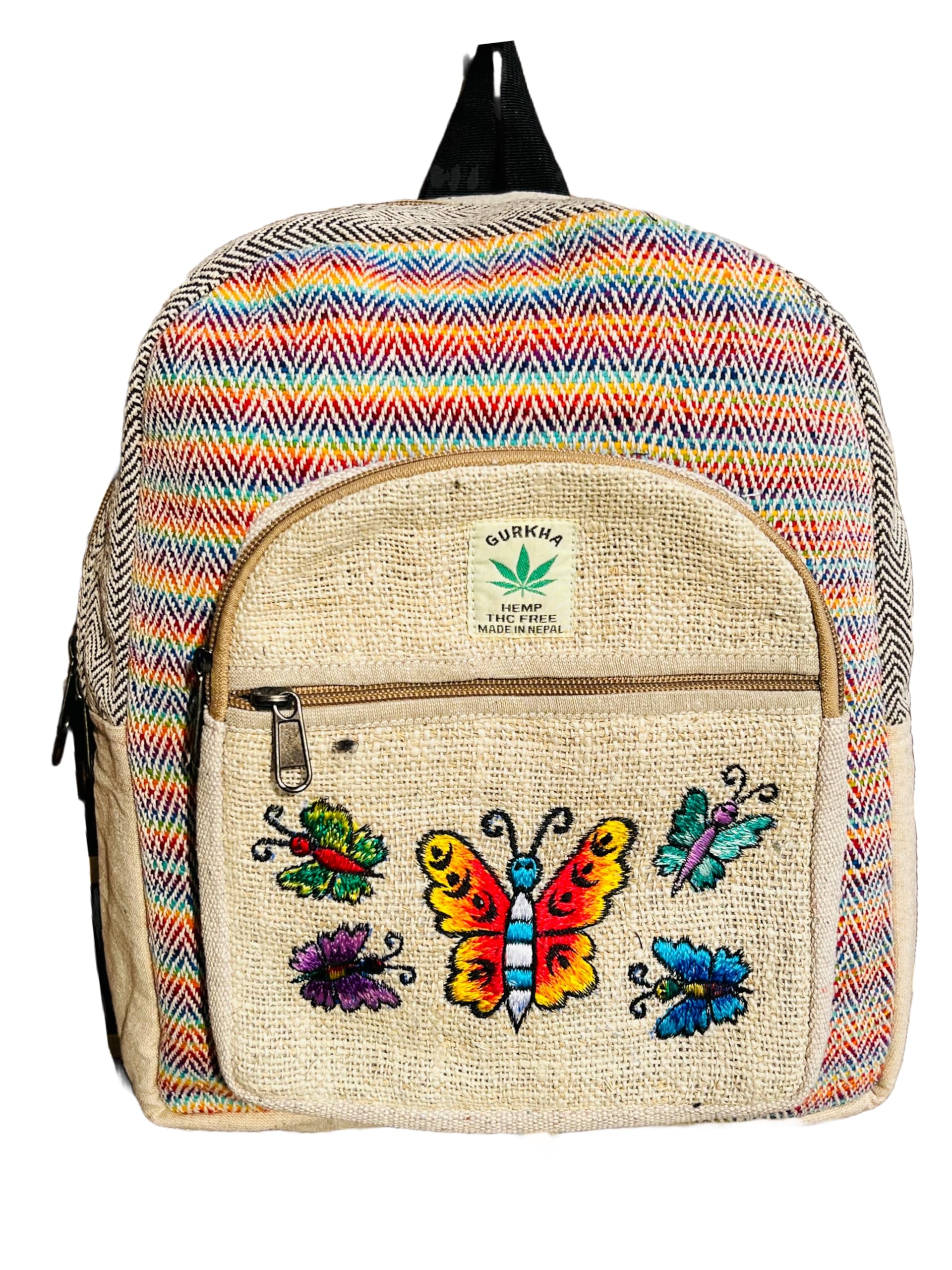 Gurkha Handmade Himalayan Hemp Cotton Backpack 13