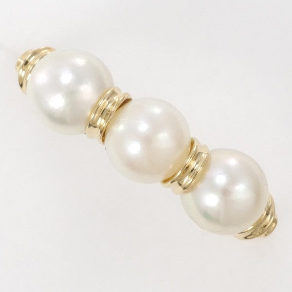 18K Yellow Gold Pearl Ring for Women - Elegant Pearl Jewelry for Engagement, Wedding & Special Occasions