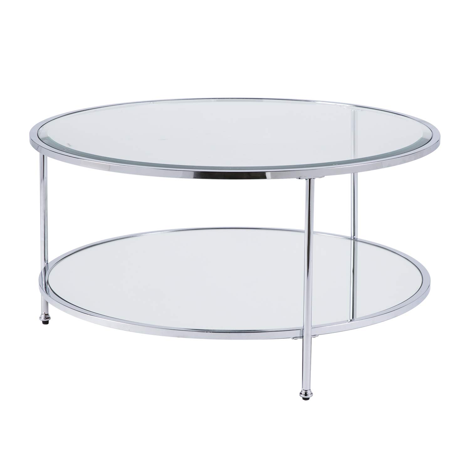 SEI FURNITURE Risa Cocktail Table - Modern Black Coffee Table for Living Room, Perfect for Small Spaces & Home Decor