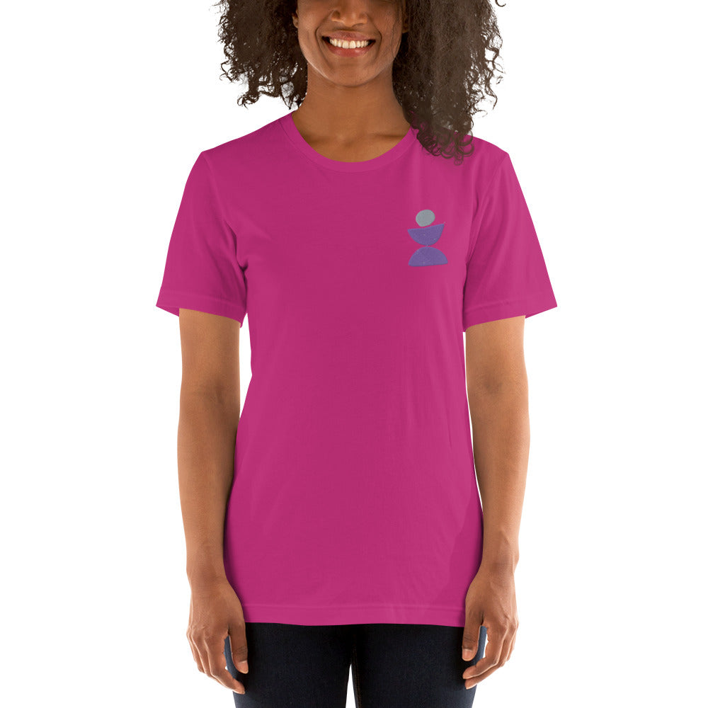 Premium Unisex Yoga T-Shirt - Soft Breathable Pink Tee for Men & Women | Perfect for Yoga, Gym, and Casual Wear