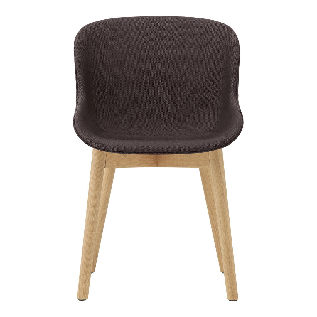 Hyg Side Chair with Wood Base - Fully Upholstered Modern Dining Chair for Kitchen, Living Room & Office | Comfortable Seating Solution for Home & Workspace