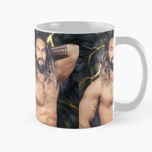 Jason Momoa 11oz Ceramic Coffee Mug - Best Gift for Fans, Coffee Lovers - Perfect for Home, Office & Superhero Movie Nights