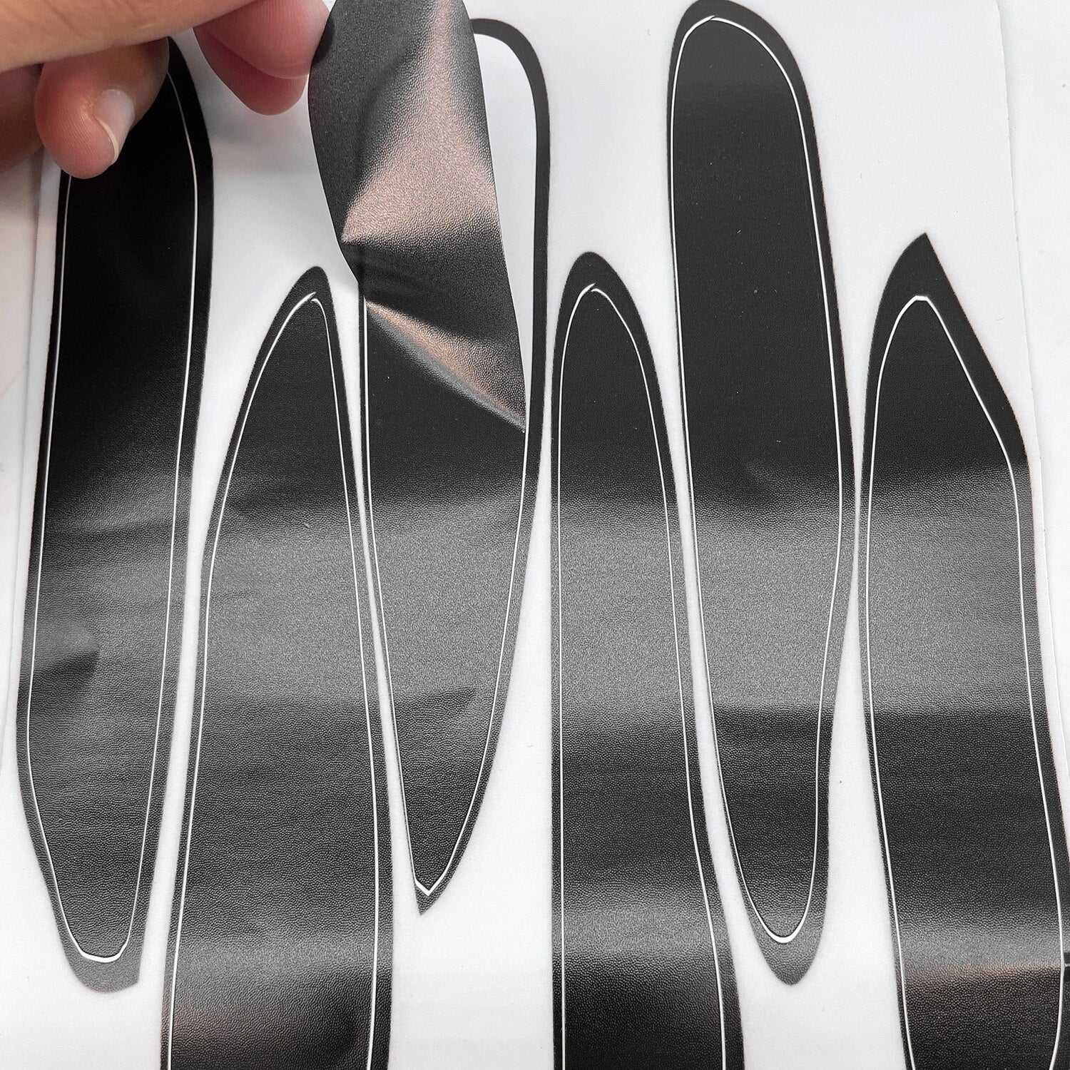 Black Abstract Stone Pattern Kids Room Wall Decal Stickers - Modern Peel and Stick Nursery Decor for Boys & Girls - Perfect for Bedroom, Playroom, and Classroom Wall Art