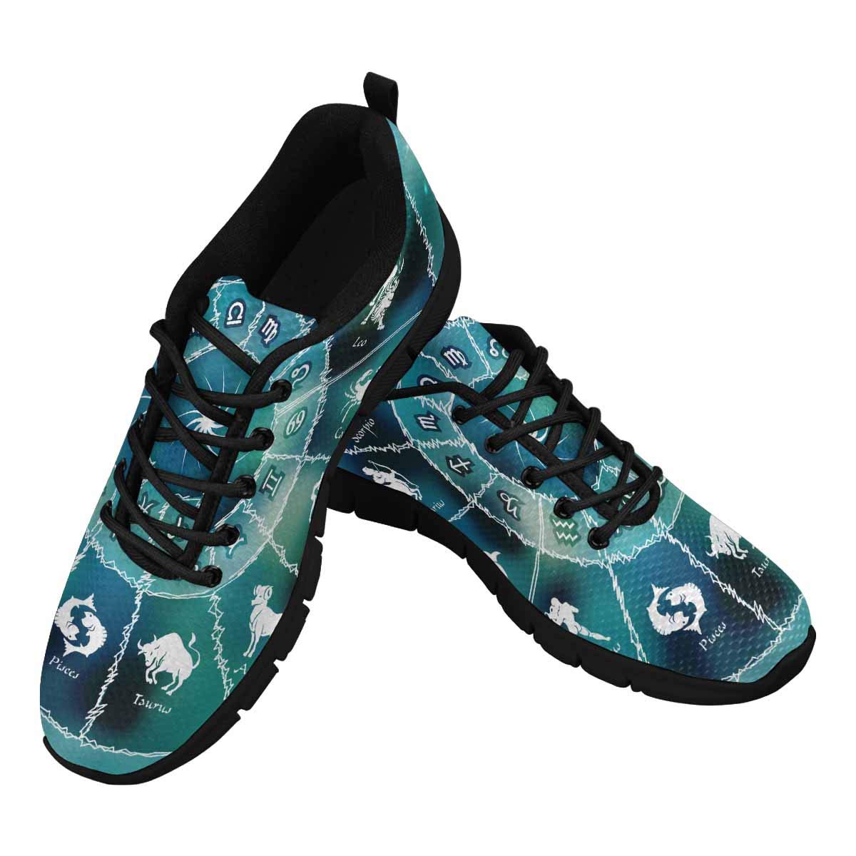 InterestPrint Zodiac Sign Women's Walking Shoes - Lightweight Casual Running Sneakers for Aries, Taurus, Gemini, Cancer, Leo, Virgo, Libra, Scorpio, Sagittarius, Capricorn, Aquarius, Pisces | Perfect for Gym, Jogging, Travel & Daily Wear