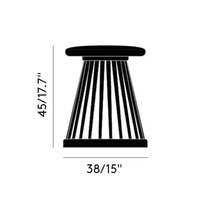 Lightweight and Foldable Fan Dining Stool - Portable Bar Stool for Kitchen, Outdoor, and Camping - Perfect for Small Spaces, Patio, and Picnics