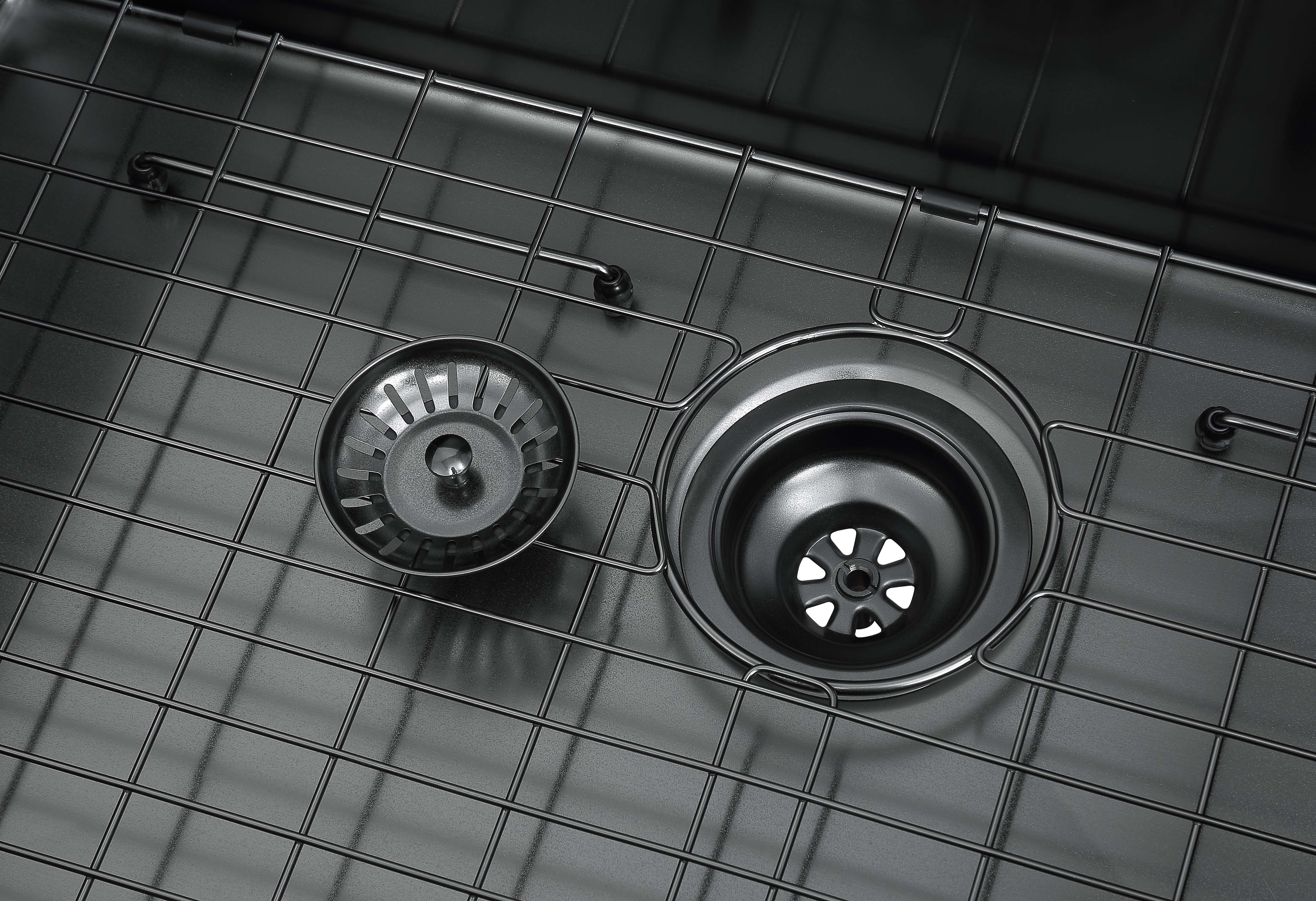 Premium 30-inch Undermount Single Bowl Stainless Steel Kitchen Sink with Black PVD Nano Coating, Grid & Strainer - Ideal for Modern Kitchens, Restaurants & Commercial Use