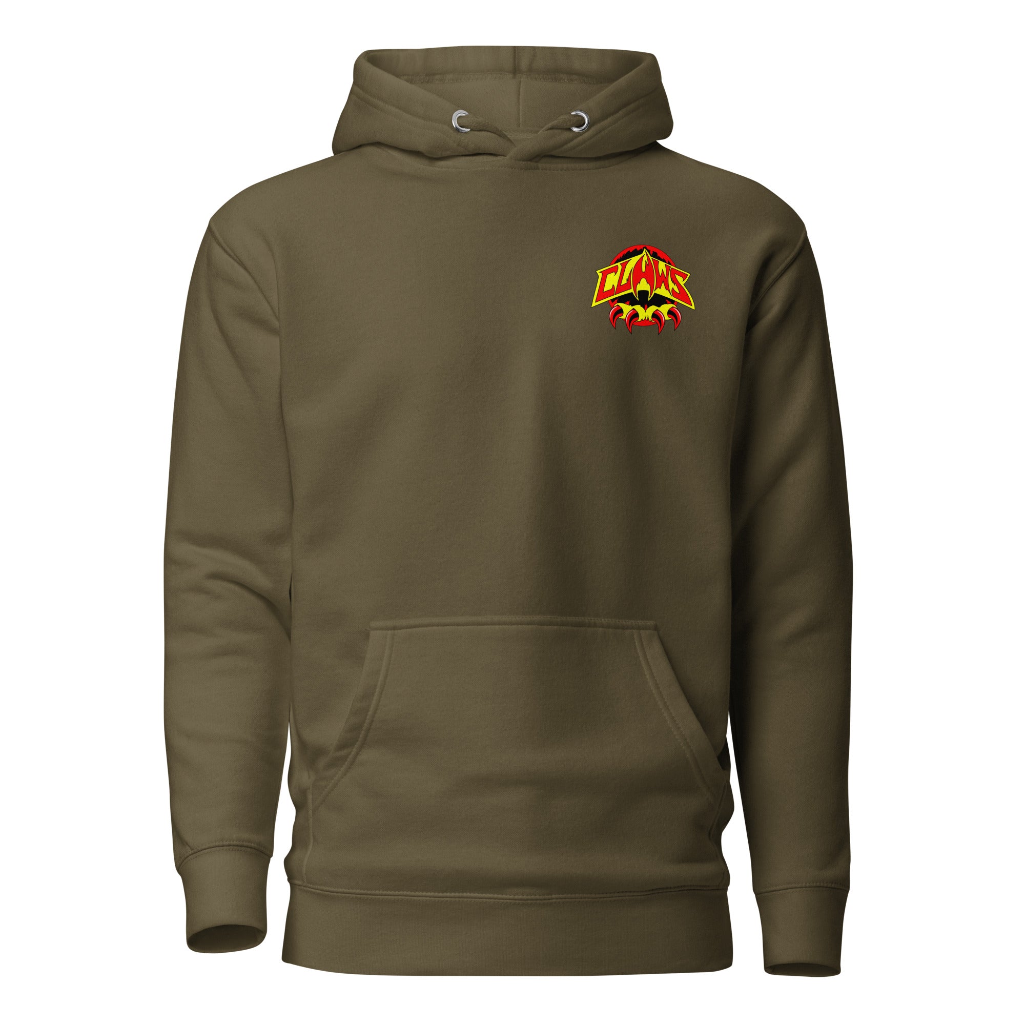 Zoo Jitsu Fighters CLAWS Logo Unisex Hoodie - Comfortable Pullover Sweatshirt for Men & Women - Perfect for Martial Arts Training, Gym Workouts and Streetwear Fashion
