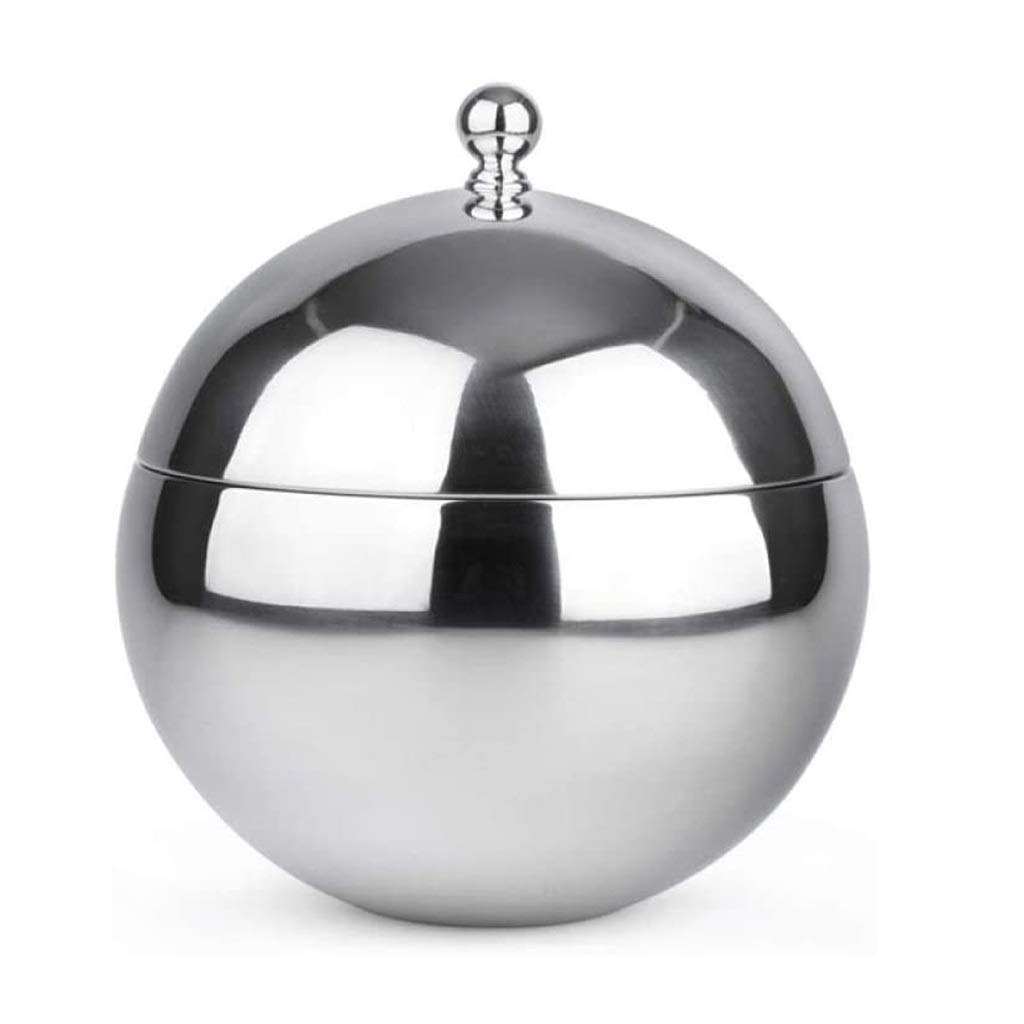 Premium Stainless Steel Ice Bucket with Lid - Double Wall Insulated for Maximum Cooling, Includes Ice Tongs & Ergonomic Carry Handle - Perfect for Home Bars, Parties, Outdoor Gatherings & Wedding Receptions