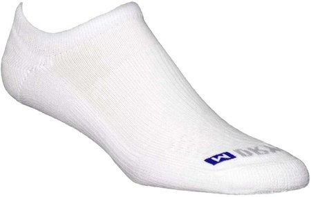 Drymax Golf No Show Tab Socks - Moisture Wicking & Breathable Performance Socks for Men & Women (White, Size S) - Perfect for Golf, Running & Casual Wear