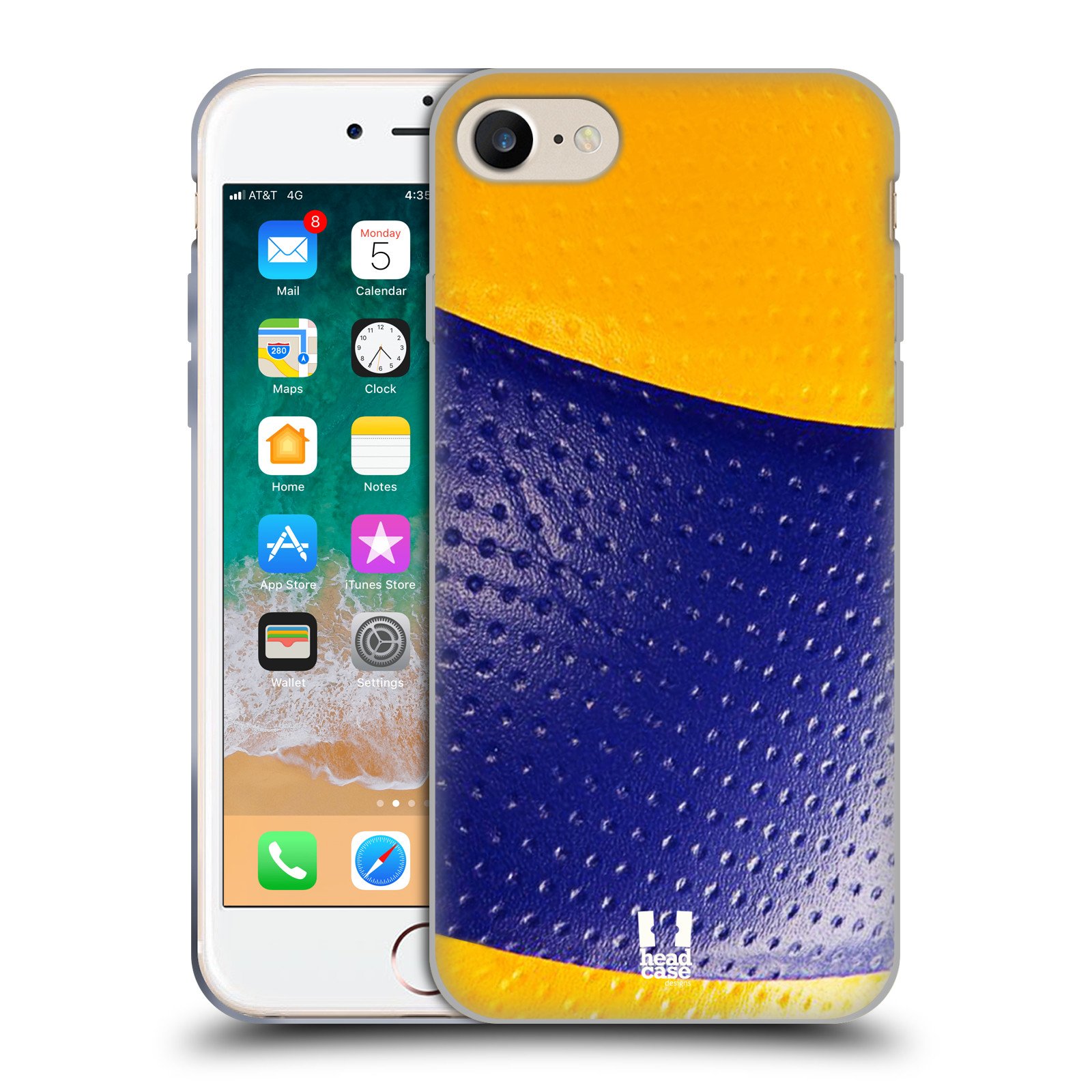 Volleyball Soft Gel Phone Case Compatible with iPhone 7/8/SE 2020 & 2022 - Shockproof Protective Cover for Sports, Outdoor Activities & Daily Use