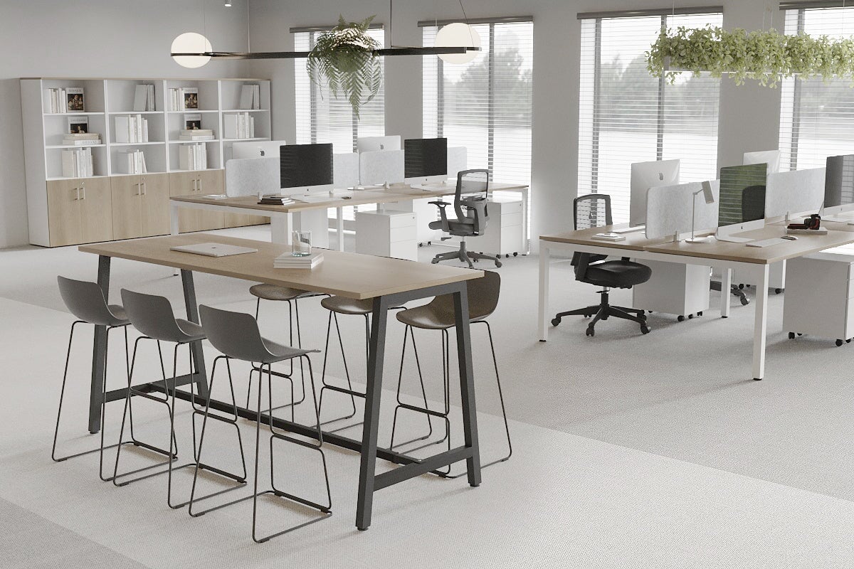 Premium Quadro A Legs Counter Table - 925H Model [1200L x 700W] - Perfect for Restaurant Bars, Kitchen Islands & Commercial Food Prep Areas