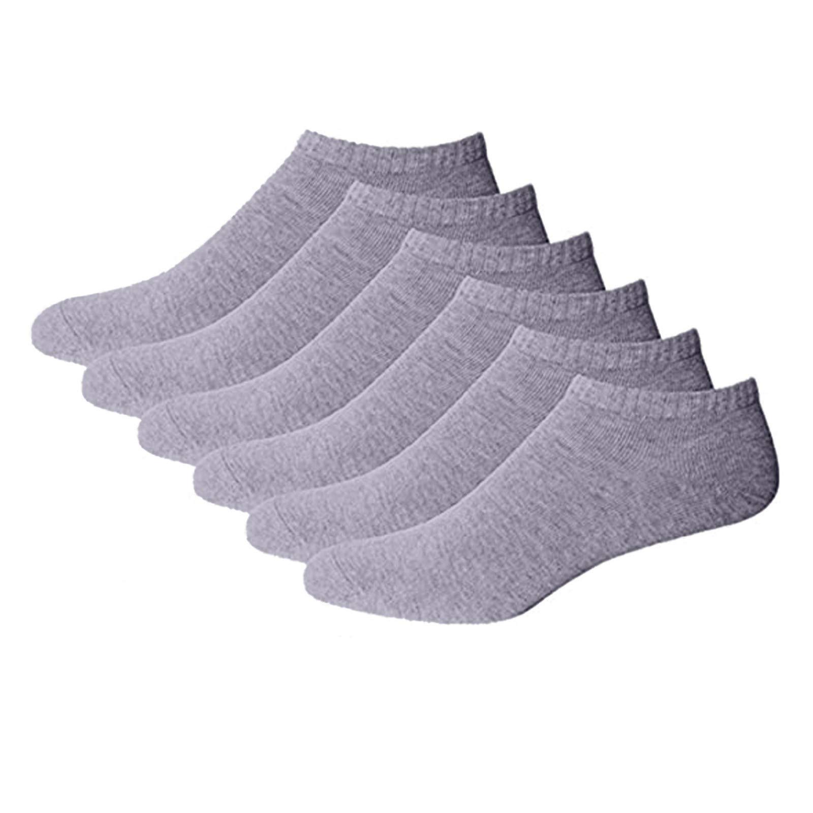 Tall Men's Work Socks 5-Pack - Breathable Athletic Socks for Men & Women - Moisture-Wicking Half Cushioned Socks for Construction, Hiking & Everyday Wear