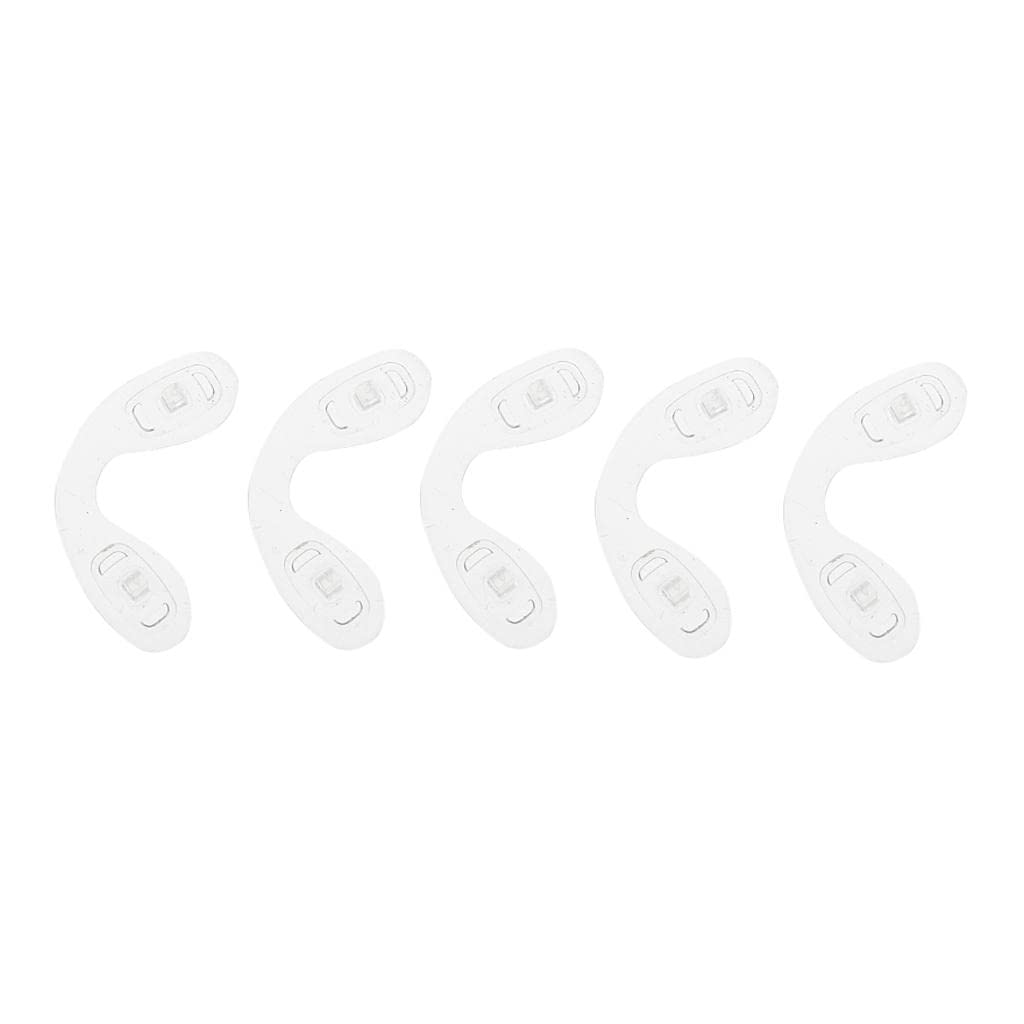 Jojomis Silicone Nose Pads for Glasses - Soft, Comfortable, Size M - Anti-Slip Eyewear Accessories for Reading, Driving & Daily Use