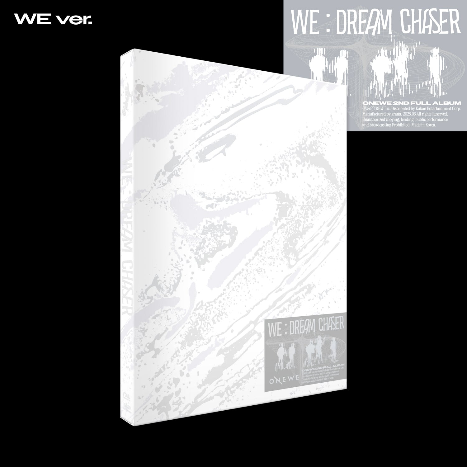 ONEWE 2nd Full Album 'WE : DREAM CHASER' - K-Pop Music CD for Fans & Collectors | Perfect for K-Pop Enthusiasts, Gift Giving & Music Collections