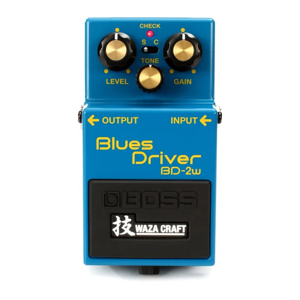 Boss BD-2W Blues Driver Waza Craft Guitar Effects Pedal - Premium Overdrive & Blues Tone for Electric Guitar - Perfect for Stage, Studio & Home Practice
