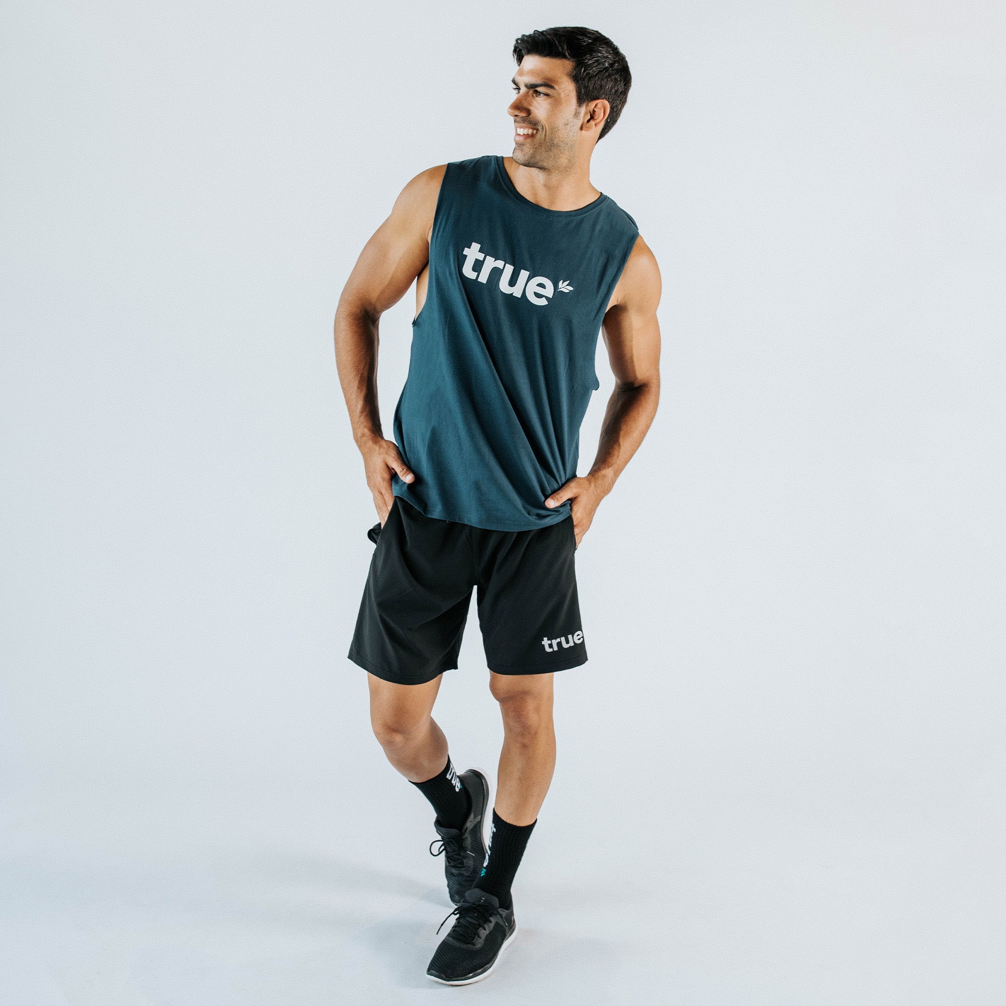 Unisex Navy Blue Sleeveless Tank Top for Men & Women - Gym, Workout, Running, Casual Wear