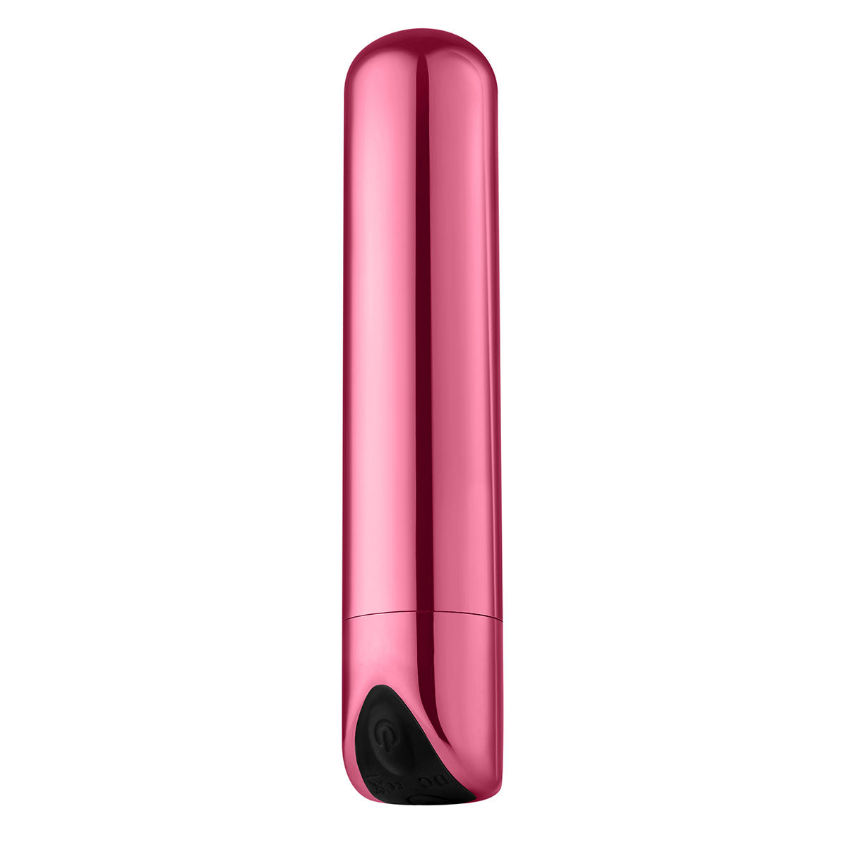 Luv Inc Shiny Bullet Vibrator - Light Pink | Discreet & Powerful Personal Massager for Women | Perfect for Solo Play & Couples Intimacy