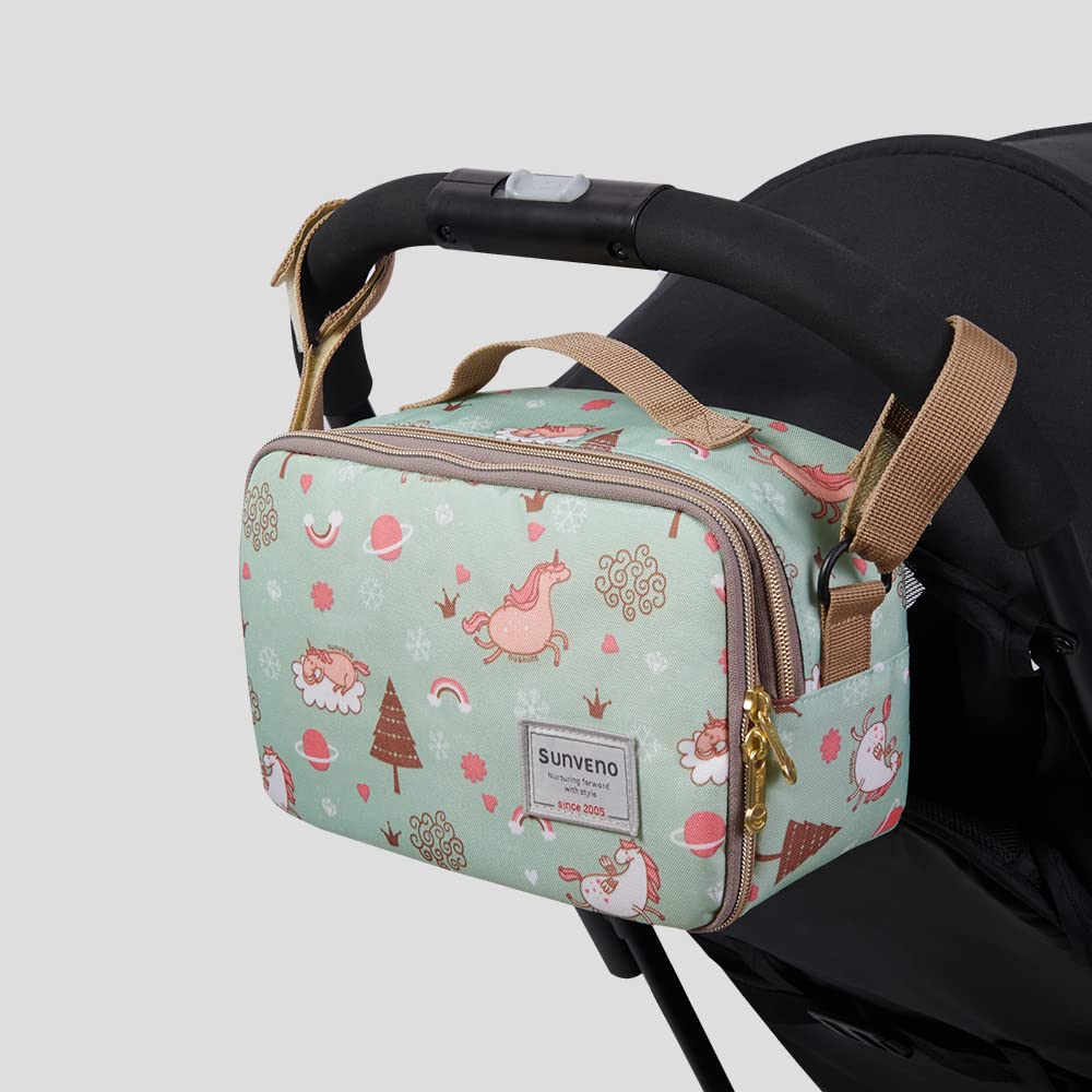 Portable Diaper Changing Bag - Waterproof Baby Diaper Organizer with Insulated Pocket for On-The-Go Parents | Perfect for Travel, Park & Shopping Trips