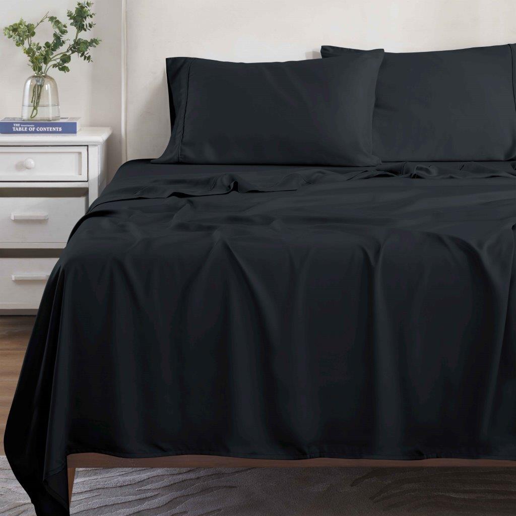 Premium 300 Thread Count Modal Deep Pocket Sheet Set - Soft & Breathable Bedding for Ultimate Comfort - Perfect for Master Bedroom, Guest Room, or Vacation Home