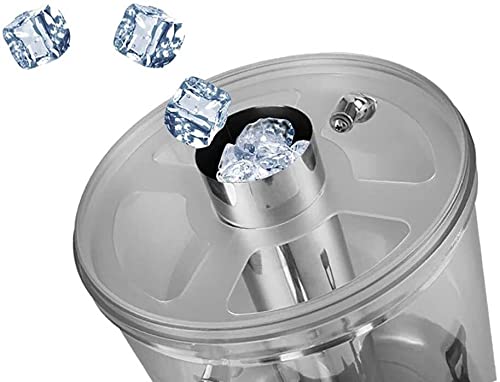 Stainless Steel 8L Beer Dispenser with Cooler - Hot & Cold Drink Dispenser for Juice, Beer, Cocktails - Perfect for Home Bars, Parties, Clubs & Outdoor Events