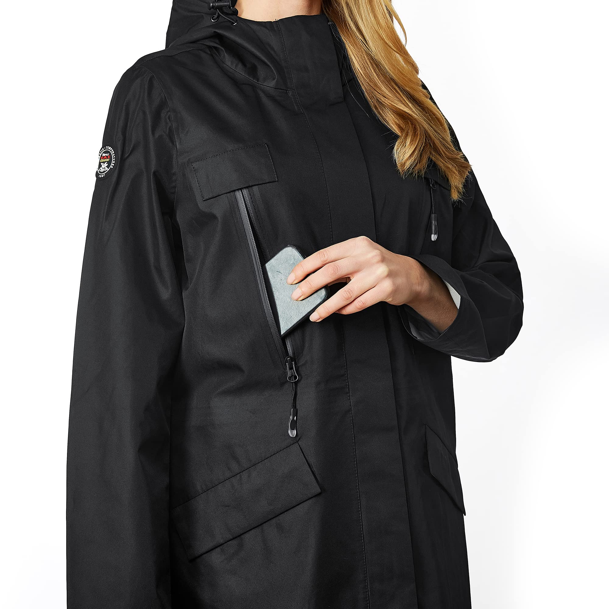 Triple F.A.T. Goose Women's Chelsea Waterproof Raincoat - Stylish Winter & Spring Rain Jacket for Women - Perfect for Commuting, Travel & Outdoor Activities