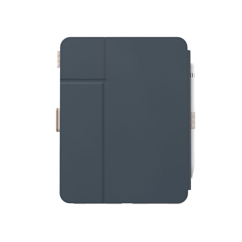 Speck Balance Folio Case for iPad 10th Generation (2022) - Apple Exclusive in Milk, Mocha & Charcoal | Slim Protective Cover for Work, School & Travel