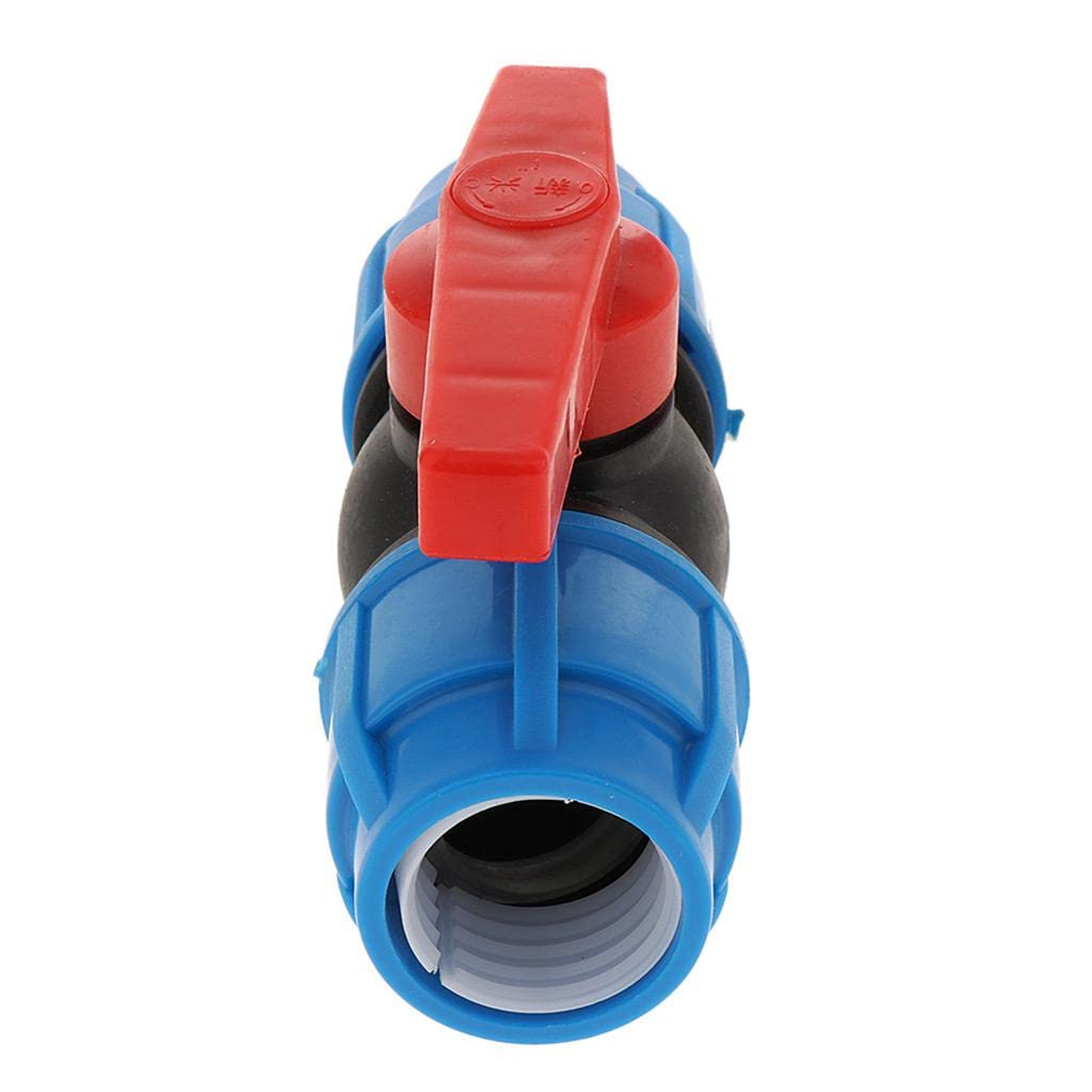 KESOTO 32mm Garden Hose Coupling with Shut-off Valve for Outdoor Watering