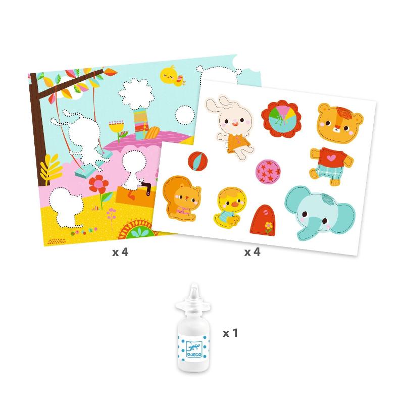 My Day - Creative Collage Kit for Kids | Fun DIY Art Activity for Toddlers & Preschoolers | Perfect for Home, School & Birthday Party Crafts