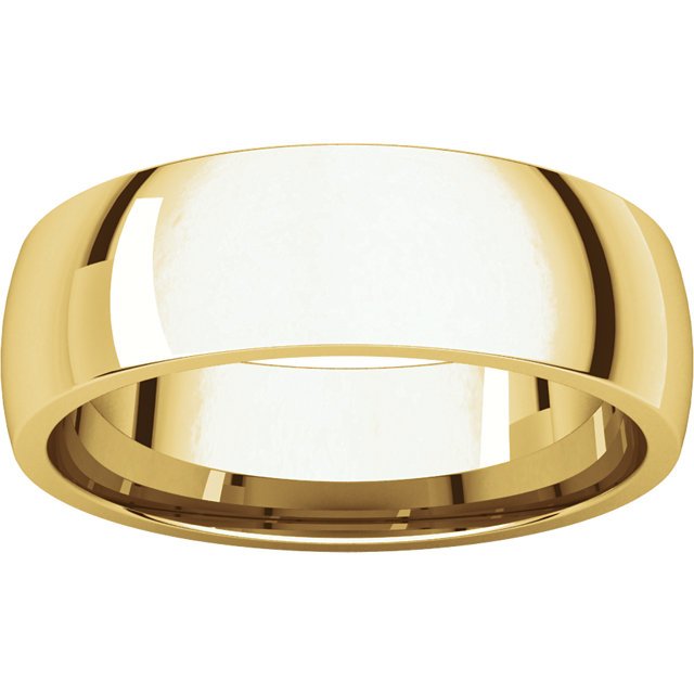 14K Gold 6mm Comfort Fit Wedding Band for Women - Elegant & Lightweight Ring for Bridal, Anniversary, or Everyday Wear