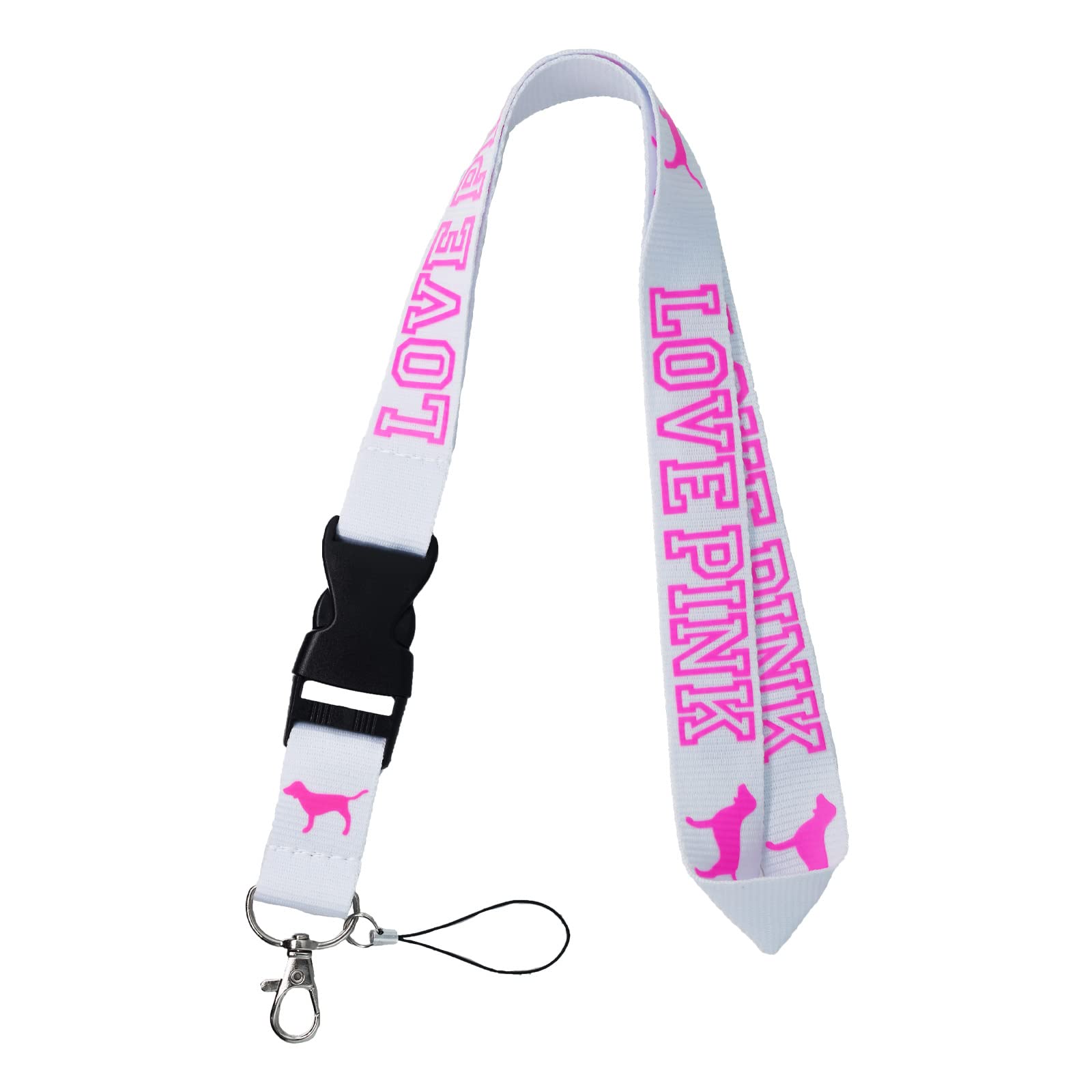 Durable Lanyard for Keys, ID Badge Holder & Phone Neck Strap - Adjustable Keychain for Women, Men & Kids - Perfect for Work, School, Events & Travel Accessories