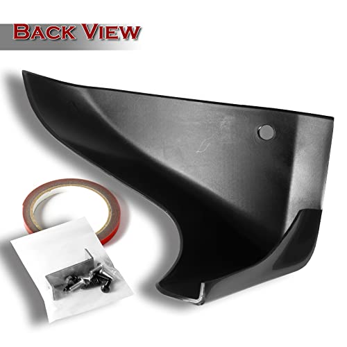 **High-Speed Rear Bumper Apron Protector Lip & Mud Flaps Splash Guards - Durable Polyurethane Fit for Infiniti G35 Coupe & Nissan 350Z Z33 - Automotive Body Kit & Car Mods Exterior Accessories (Painted Black) - Perfect for Racing, Off-Roading & Daily Driving Protection**