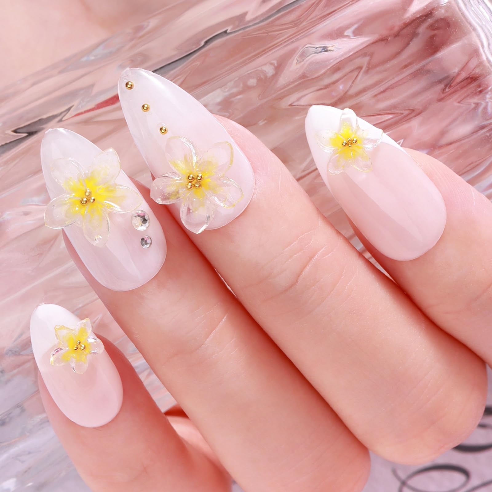 Makartt 4-in-1 Solid Gel Builder for Nail Extensions - 3D Sculpting Gel, UV Nail Glue & Hard Gel for Acrylic Nails & Rhinestones (15ml x 2 Bottles, Clear) | Professional Salon & DIY Home Manicure | UV/LED Lamp Required