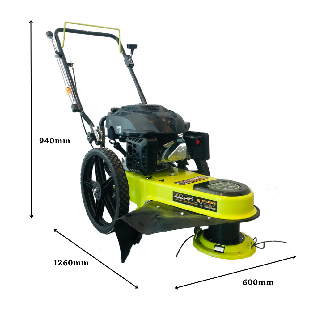 Forestwest 175CC 22-Inch Walk Behind Gas String Trimmer & Lawn Mower BM11112 - Perfect for Large Yards, Landscaping, and Professional Lawn Care