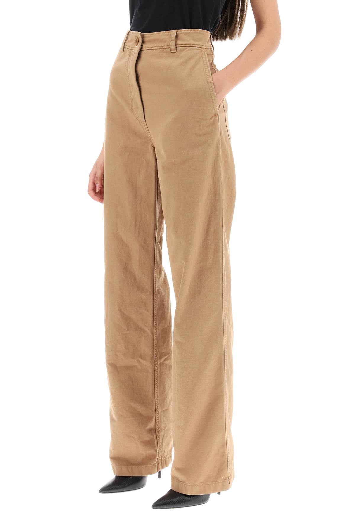 Burberry 'Branley' Straight Leg Pants for Women - Classic Trousers with Slim Fit & Stretch Comfort | Perfect for Office, Business Casual & Smart Outfits