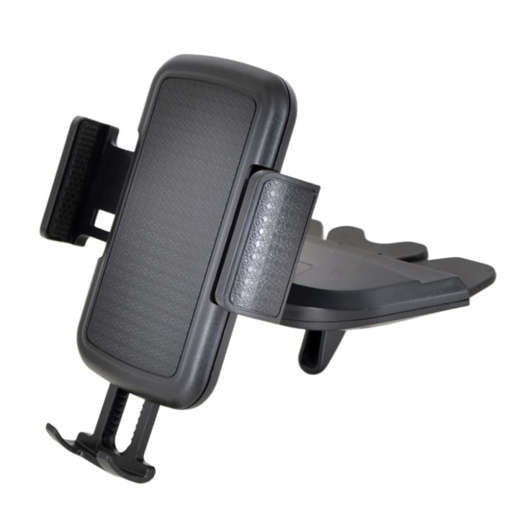 PACHO CD Slot Car Phone Holder - Universal Fit for 99% CD Players | Compatible with iPhone, Samsung, Google Pixel & Otterbox Cases | One-Hand Operation, Adjustable Viewing Angle | Perfect for Safe Driving & GPS Navigation