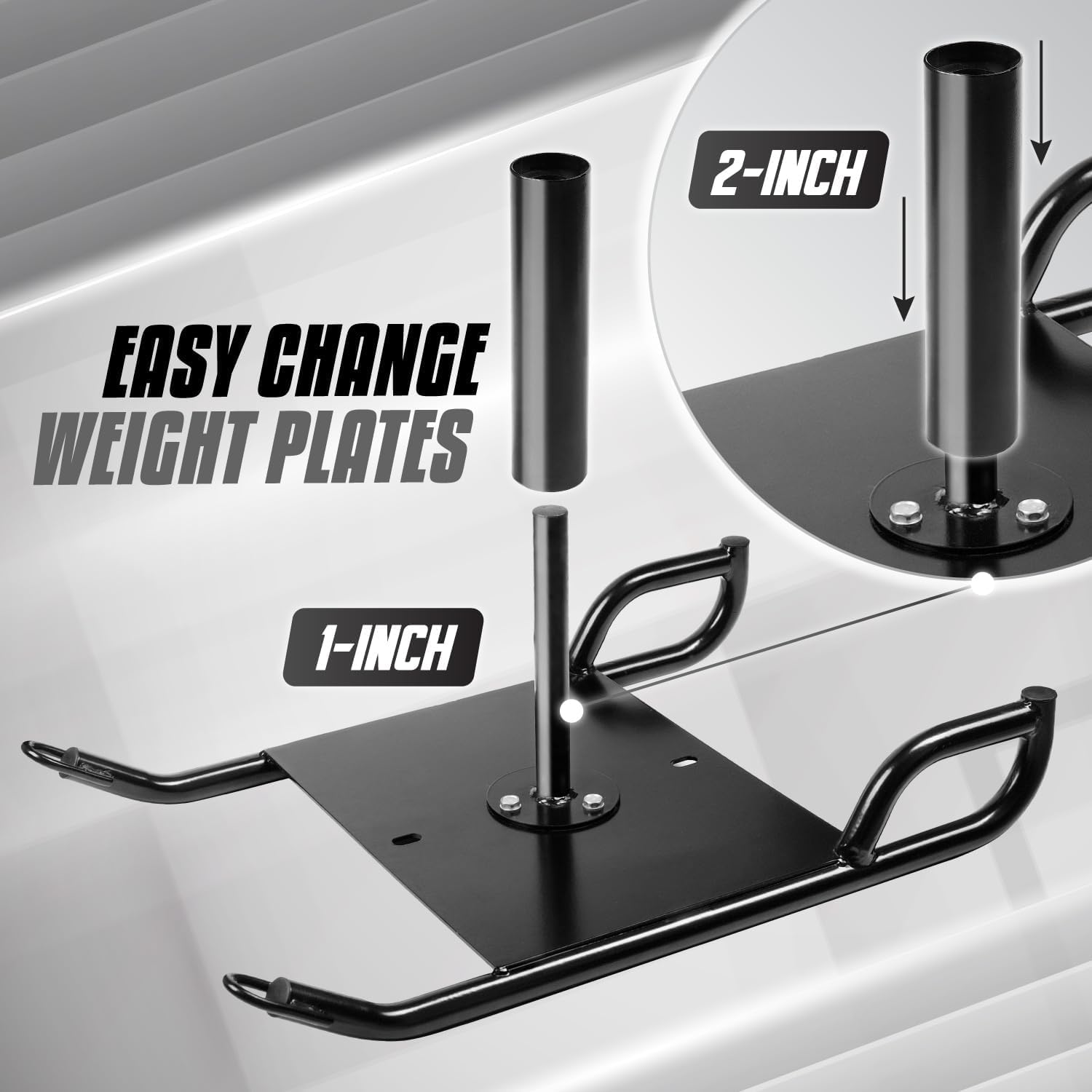 Yes4All Weighted Training Pull Sled with Vest & Steel Buckle - Compatible with 1-2 Inch Weight Plates - Heavy Duty Sled Workout Equipment for Athletic Training, Speed Drills & Strength Building - Perfect for Football, Track & CrossFit Training