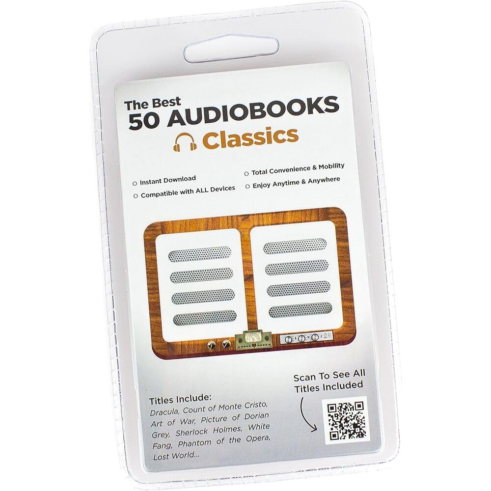 50 Classic Audiobooks Collection - Instant Digital Download for Kindle, Audible & Mobile - Perfect for Commuting, Travel & Relaxation