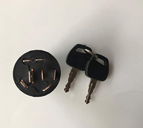 Linde Forklift Ignition Switch 603 Power Starter Switch Lock (7 Wires) - Replacement for Forklift Electrical System | Heavy-Duty Construction Equipment Parts