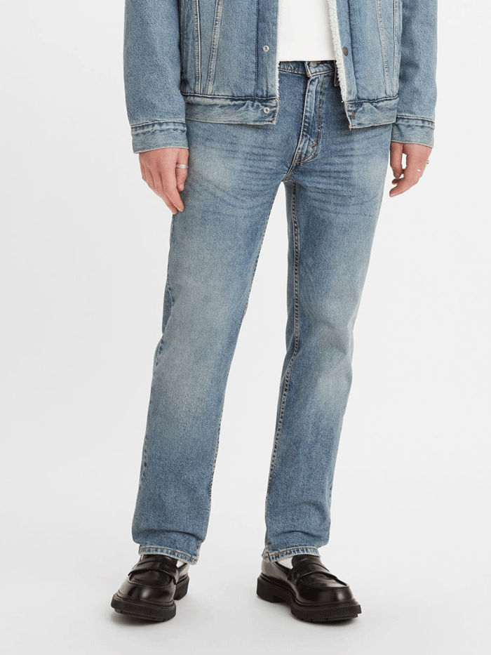 Levi's Men's 514 Straight Fit Jeans - Walter Medium Wash Denim Pants for Casual Wear & Everyday Style